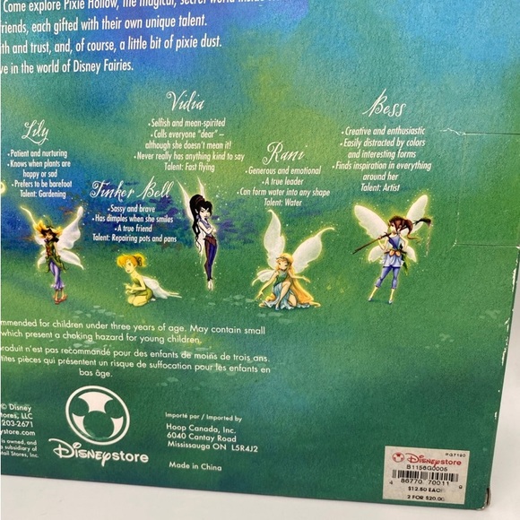 Disney Fairies Figurine Set Tinker Bell and Pixie Hollow Fairy Friends Rare - Picture 3 of 11